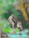 Adam and Eve naked in the Garden. The Garden of Eden - parable or real?