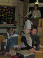 Storykeeper children dress up and do a Nativity.