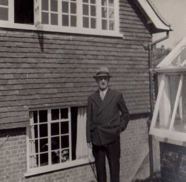 Christine's grandfather John Haydon in 1931.