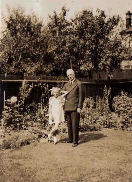 1936 Grandfather Rev John Haydon with Christine.
