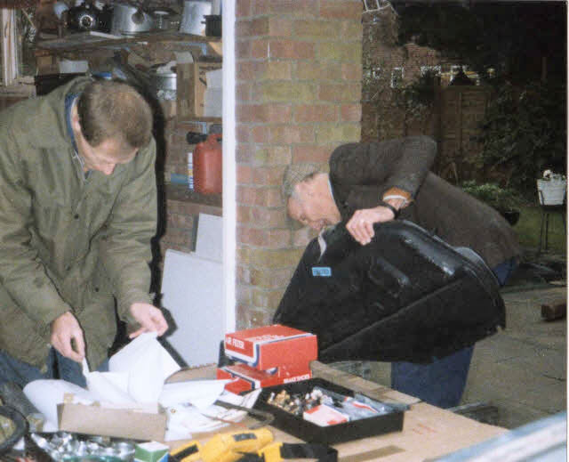 Building a Midas Gold kit car in 1989.
