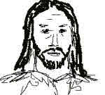 Portrait of Jesus Christ historical figure.