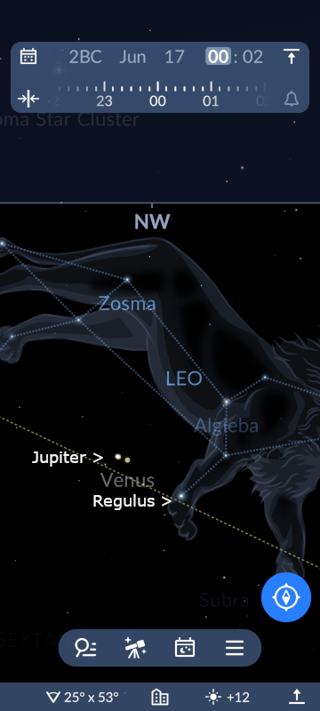 2BC June 17th Venus and Jupiter Star of Bethlehem min