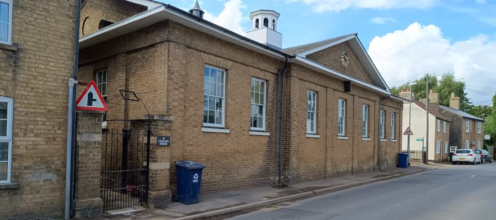 Earith British School in August 2023. Remembering 1930s Chapel Road Earith.