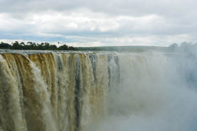 Victoria Falls In Zambia.