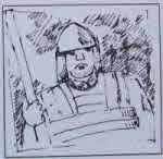 A drawing of a Centurion. 'Galilean won't rise from the dead' says authorities.