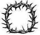 Crown of thorns. Jesus the King.