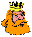 The old, ginger bearded king. What are the characteristics of God?