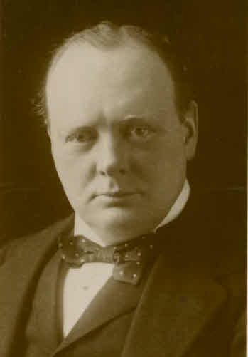 Head and shoulders picture of Winston Churchill